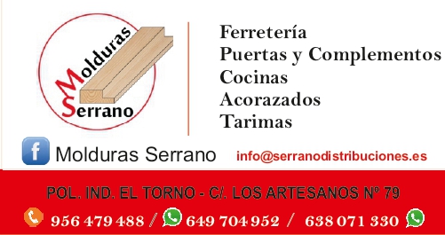 Almacén de maderas Molduras Serrano Carpintería Carpinteros carpinterías